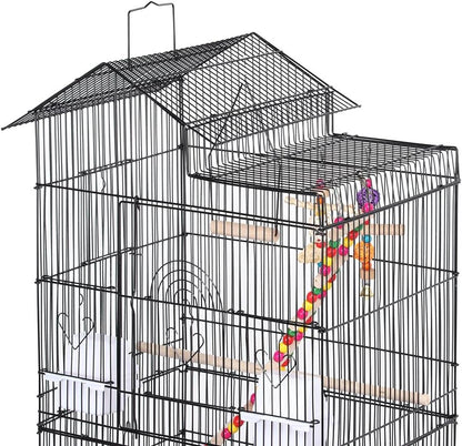 "🏠🐦 Elevate Your Feathered Friend's Home! Check out the Yaheetech 39-Inch Large Flight Parrot Cage - Perfect for Quakers, Cockatiels, and More! 🦜✨ #BirdLovers #PetCage #HappyBirds"