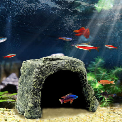 🏰✨ Transform Your Aquarium with Our Stunning Resin Castle Decoration! Perfect Hideout for Betta, Shrimp, and Turtles! 🐠🐢 #AquariumDecor #FishTankAccessories