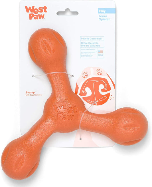 🎾🐾 Unleash Playtime with the WEST PAW Zogoflex Air Skamp Tug Stick! Perfect for Chewing, Fetching, and Tugging Fun! 💚💦 #DogToys #PuppyPlaytime #InteractiveFun