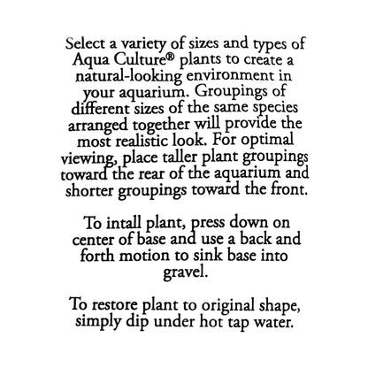 🌿 Dive into the depths of beauty with our Aqua Culture XXL Aquarium Plant Assortment! 🌊✨ (Colors may vary)