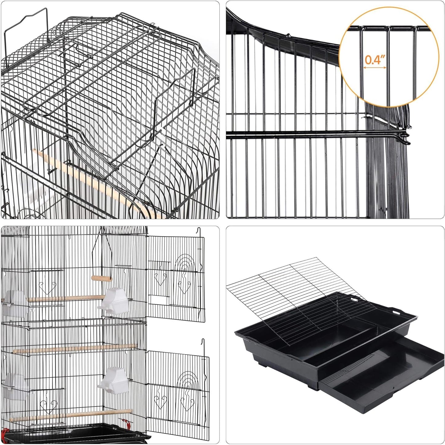 🌟🦜 Elevate Your Feathered Friends' Lifestyle! Check out the Yaheetech 64-Inch Open Top Bird Cage with Rolling Stand - Perfect for Parrots, Lovebirds, Finches & More! 🐦✨ #BirdLovers #PetCage #HappyBirds