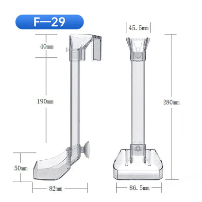 "Say goodbye to messy feeding! 🐠✨ Check out our Transparent Acrylic Feeding Tube - perfect for all your fish tanks! #FishFeeder #AquariumLife"