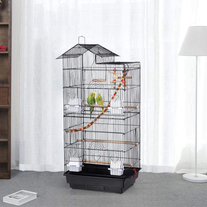 "🏠🐦 Elevate Your Feathered Friend's Home! Check out the Yaheetech 39-Inch Large Flight Parrot Cage - Perfect for Quakers, Cockatiels, and More! 🦜✨ #BirdLovers #PetCage #HappyBirds"