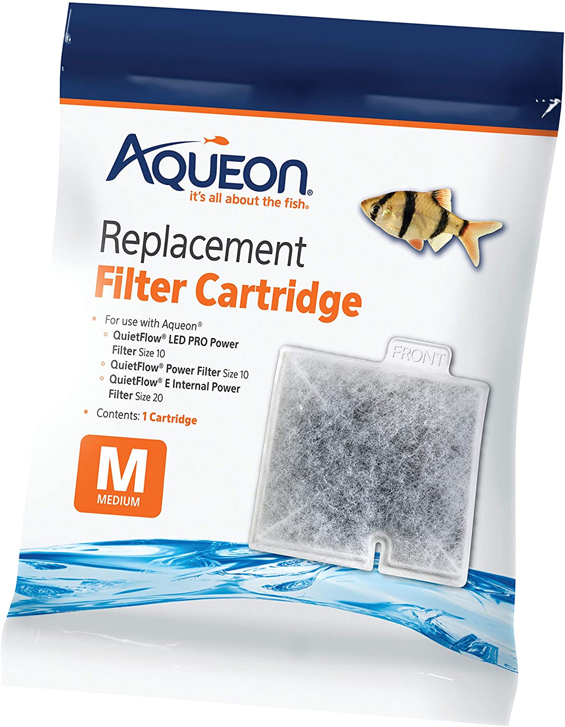 "Keep Your Aquarium Sparkling Clean! 🐠💧 Grab Our 15-Pack Medium Replacement Filter Cartridges for Aqueon Fish Tanks!"