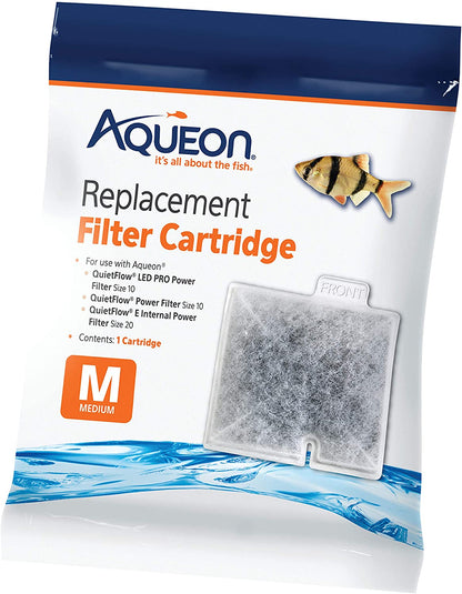 "Keep Your Aquarium Sparkling Clean! 🐠💧 Grab Our 15-Pack Medium Replacement Filter Cartridges for Aqueon Fish Tanks!"