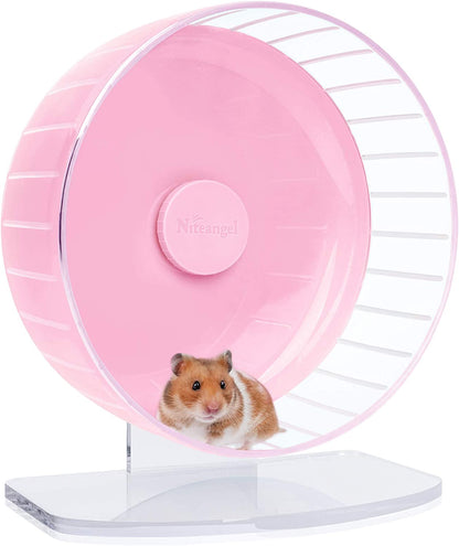 🌟 Keep Your Furry Friend Active! 🌟 Check out the Niteangel Super-Silent Hamster Wheel 🐹💚 Perfect for hamsters, gerbils, and mice! Adjustable stand & ultra-quiet for endless fun! #PetLovers #HamsterLife #SmallAnimalJoy