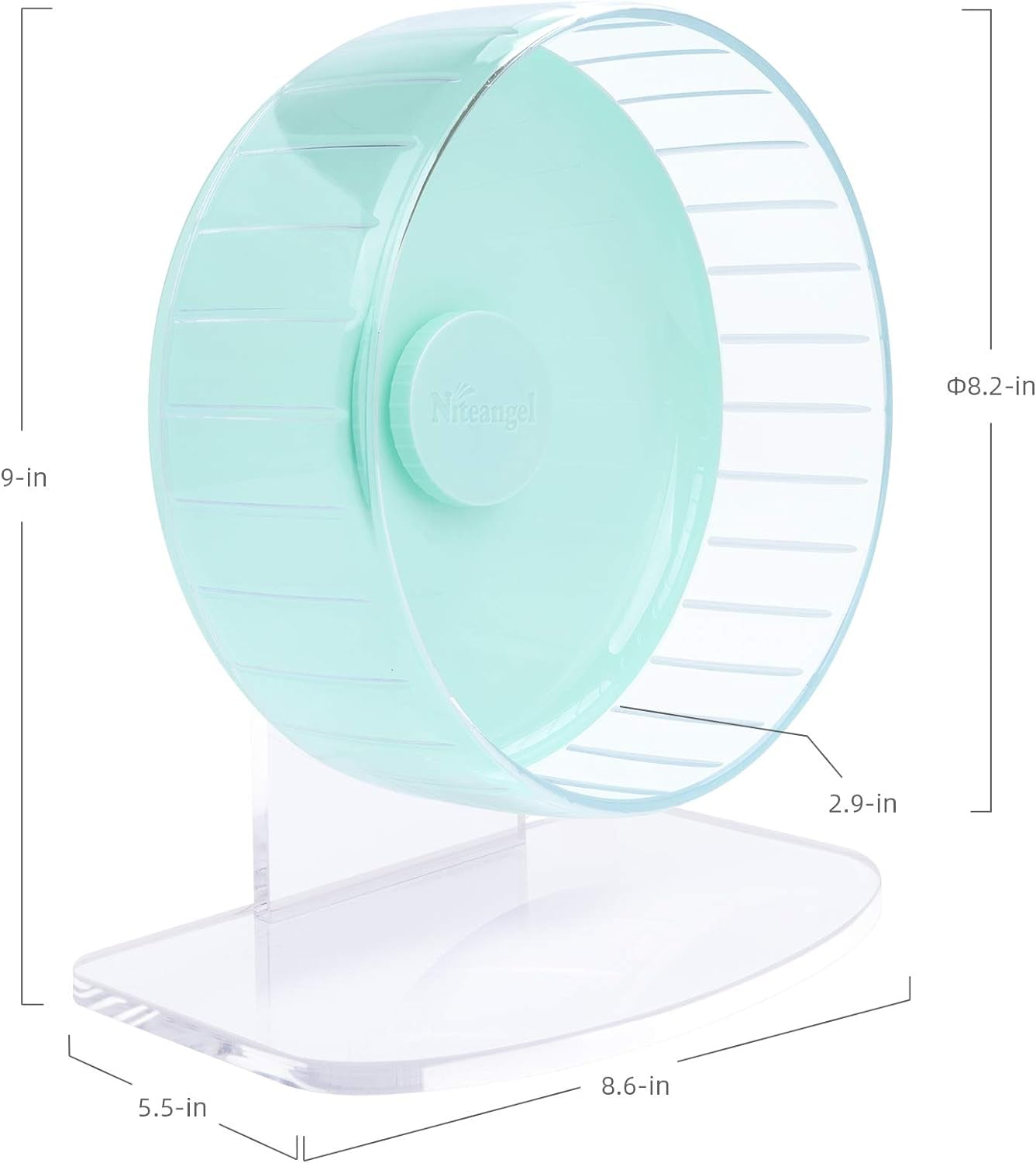 🌟 Keep Your Furry Friend Active! 🌟 Check out the Niteangel Super-Silent Hamster Wheel 🐹💚 Perfect for hamsters, gerbils, and mice! Adjustable stand & ultra-quiet for endless fun! #PetLovers #HamsterLife #SmallAnimalJoy