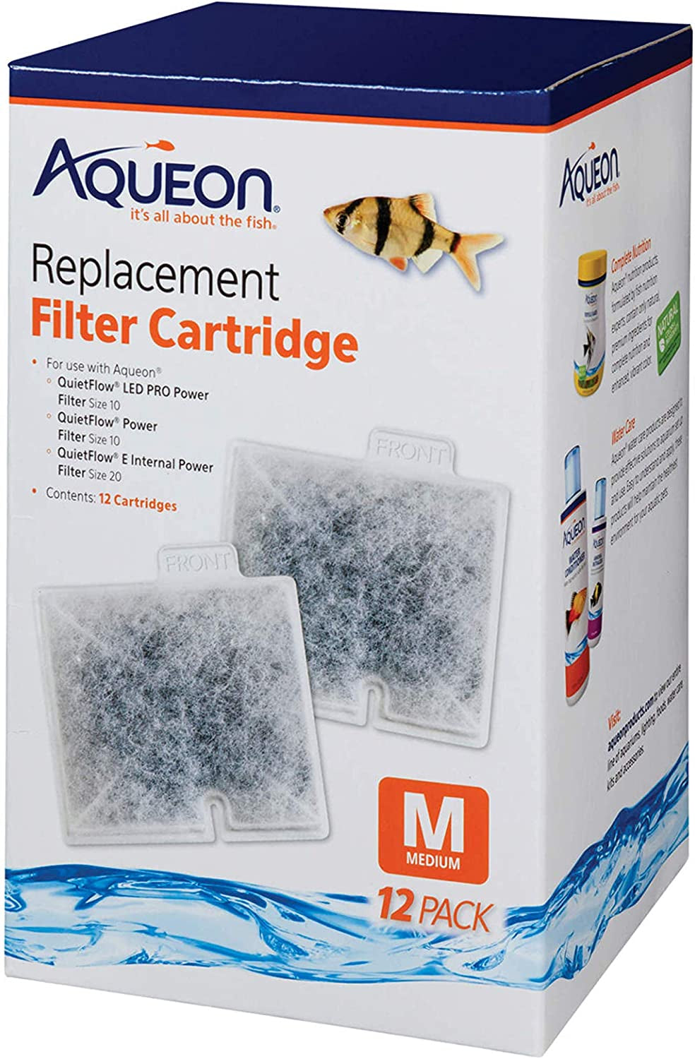 "Keep Your Aquarium Sparkling Clean! 🐠💧 Grab Our 15-Pack Medium Replacement Filter Cartridges for Aqueon Fish Tanks!"