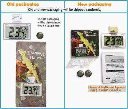 "Keep Your Reptiles Happy! 🦎🌡️ Get Our 2-Pack Digital Hygrometer Thermometer with LCD Display for Perfect Temperature & Humidity in Your Terrarium! #ReptileCare #TerrariumEssentials"