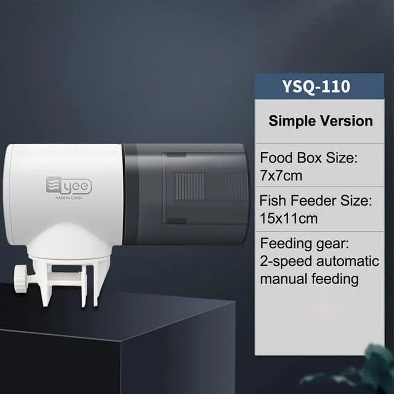 🐟✨ Never worry about feeding your fish again! Meet the LYEE Automatic Fish Feeder – the perfect vacation buddy for your aquarium or turtle tank! 🐢⏰ #FishFeeder #AquariumLife #PetCare