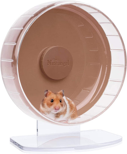 🌟 Keep Your Furry Friend Active! 🌟 Check out the Niteangel Super-Silent Hamster Wheel 🐹💚 Perfect for hamsters, gerbils, and mice! Adjustable stand & ultra-quiet for endless fun! #PetLovers #HamsterLife #SmallAnimalJoy