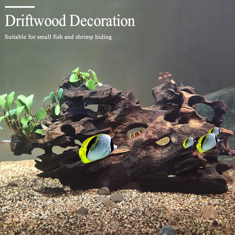 "Transform Your Aquarium with Hamiledyi's Natural Driftwood! 🌊🐠 Perfect for Fish Tanks & Terrariums - Sinkable Reptile Wood Branches for Stunning Decor! 🌿✨"