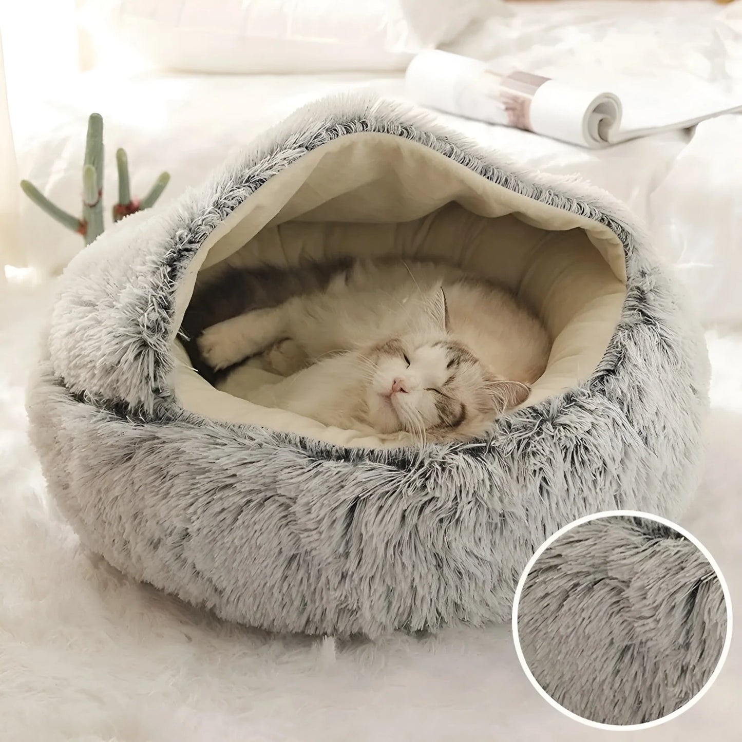 Superidag Pet Comfortable Plush Bed