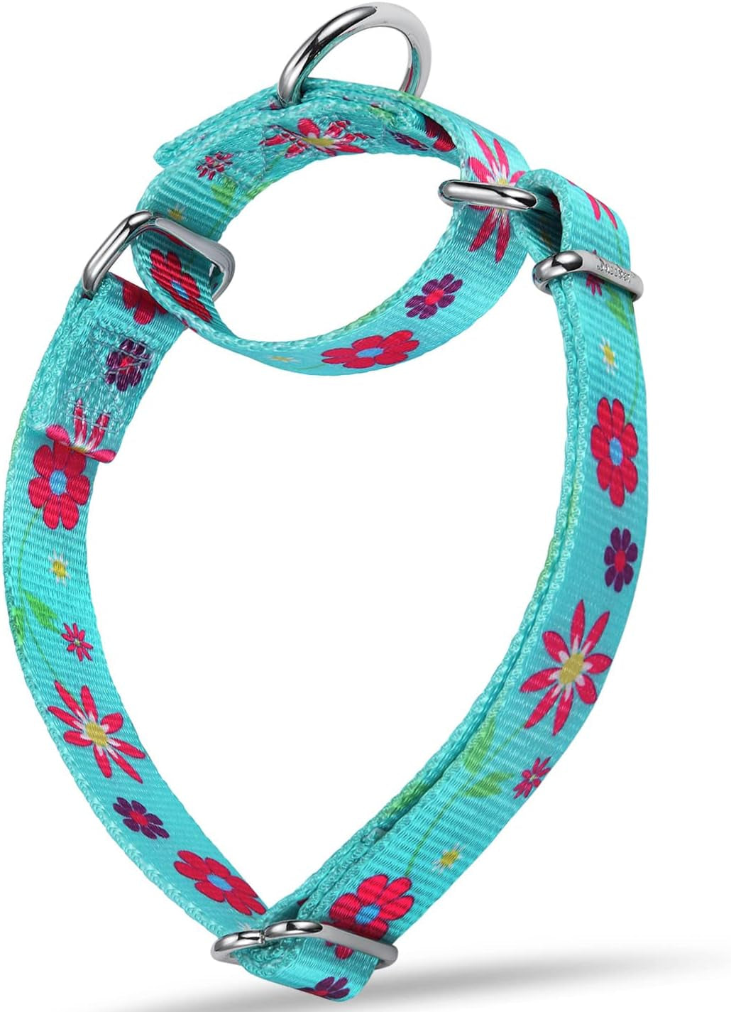 🎨✨ Stylish & Comfy Martingale Dog Collar! 🌈🐾 Perfect for Medium & Large Pups - Soft, No Pull Design with a Gorgeous Blue White Plaid Oil Painting Pattern! 🐶💙 #DogFashion #PetStyle