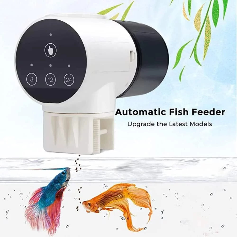 🐟✨ Never worry about feeding your fish again! Meet the LYEE Automatic Fish Feeder – the perfect vacation buddy for your aquarium or turtle tank! 🐢⏰ #FishFeeder #AquariumLife #PetCare