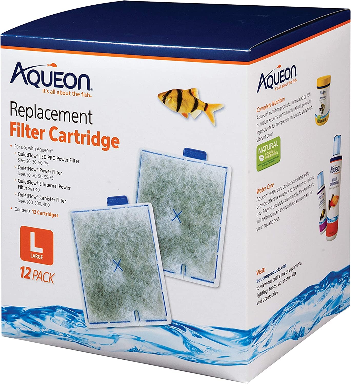 "Keep Your Aquarium Sparkling Clean! 🐠💧 Grab Our 15-Pack Medium Replacement Filter Cartridges for Aqueon Fish Tanks!"