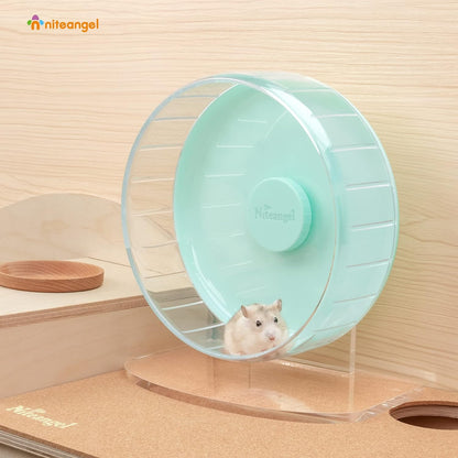 🌟 Keep Your Furry Friend Active! 🌟 Check out the Niteangel Super-Silent Hamster Wheel 🐹💚 Perfect for hamsters, gerbils, and mice! Adjustable stand & ultra-quiet for endless fun! #PetLovers #HamsterLife #SmallAnimalJoy