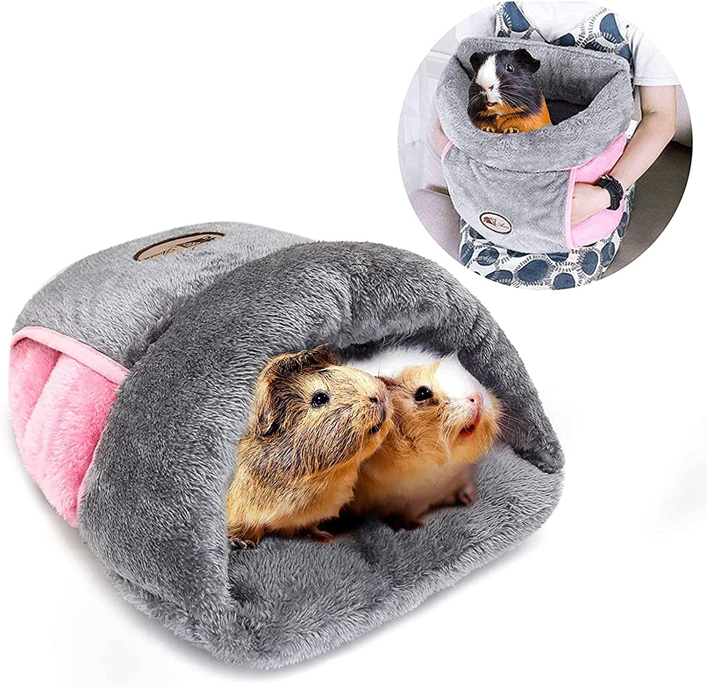 "🐹💕 Snuggle Time! Discover the YUEPET Cozy Cave Bed for your furry friends! Perfect for guinea pigs, squirrels, and more! 🏡✨ #SmallAnimalLove #CozyCave"