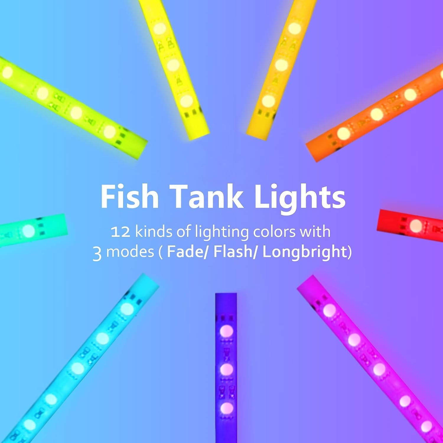 "Transform Your Aquarium with Our 7-Inch Full Spectrum RGB LED Light! 🌈💧 Waterproof & Remote Controlled for Ultimate Convenience! #Aquarium #FishTank #LEDLighting"