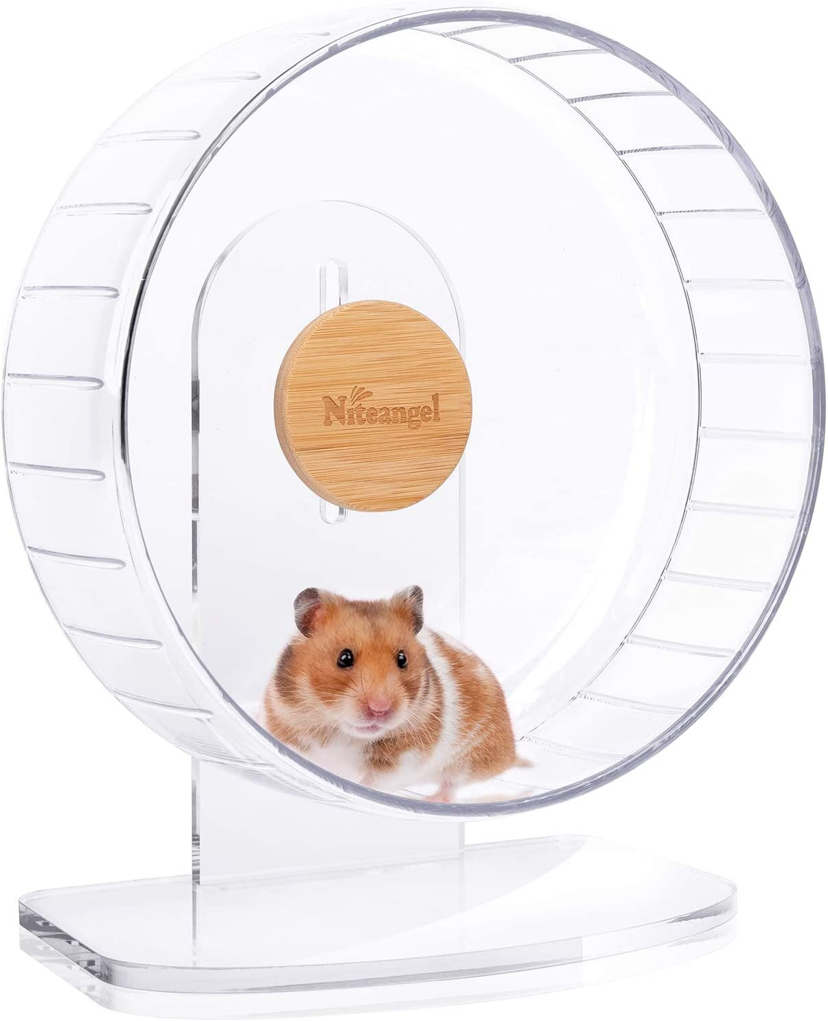 🌟 Keep Your Furry Friend Active! 🌟 Check out the Niteangel Super-Silent Hamster Wheel 🐹💚 Perfect for hamsters, gerbils, and mice! Adjustable stand & ultra-quiet for endless fun! #PetLovers #HamsterLife #SmallAnimalJoy