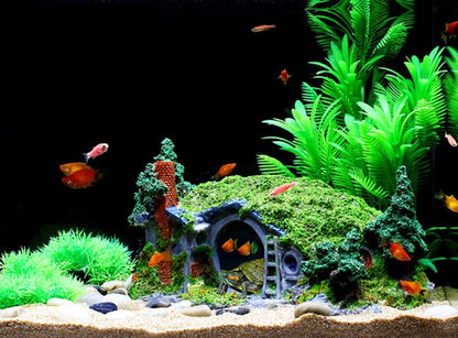 "Transform Your Fish Tank with Our Stunning Aquarium Hillside & Betta Cave! 🐠🏡 #AquariumDecor #FishTankVibes"