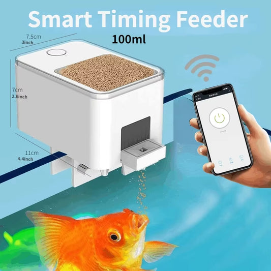 🌊🐟 Upgrade Your Aquarium Game! Meet the Smart 500ml LED Fish Feeder with Timer – The Ultimate Automatic Pet Food Dispenser! 🐠✨ #FishLovers #AquariumEssentials