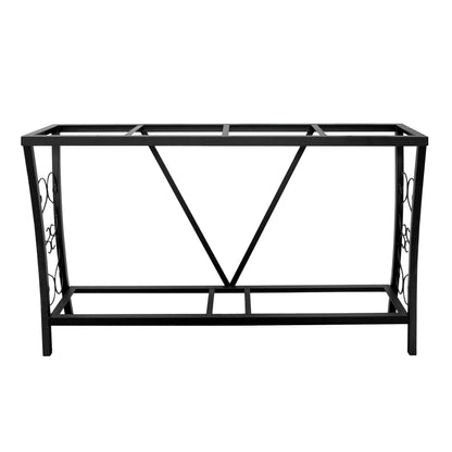 "Transform Your Tank with the Aquatic Fundamentals 55 Gallon Black Metal Aquarium Stand!"