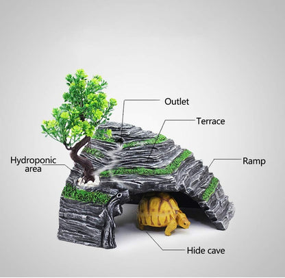 🦎🏞️ Ultimate Reptile Paradise: Cozy Hideouts, Basking Ramps & Humid Caves! 🐢✨ Perfect for your turtle's habitat! #ReptileLovers #TerrariumVibes