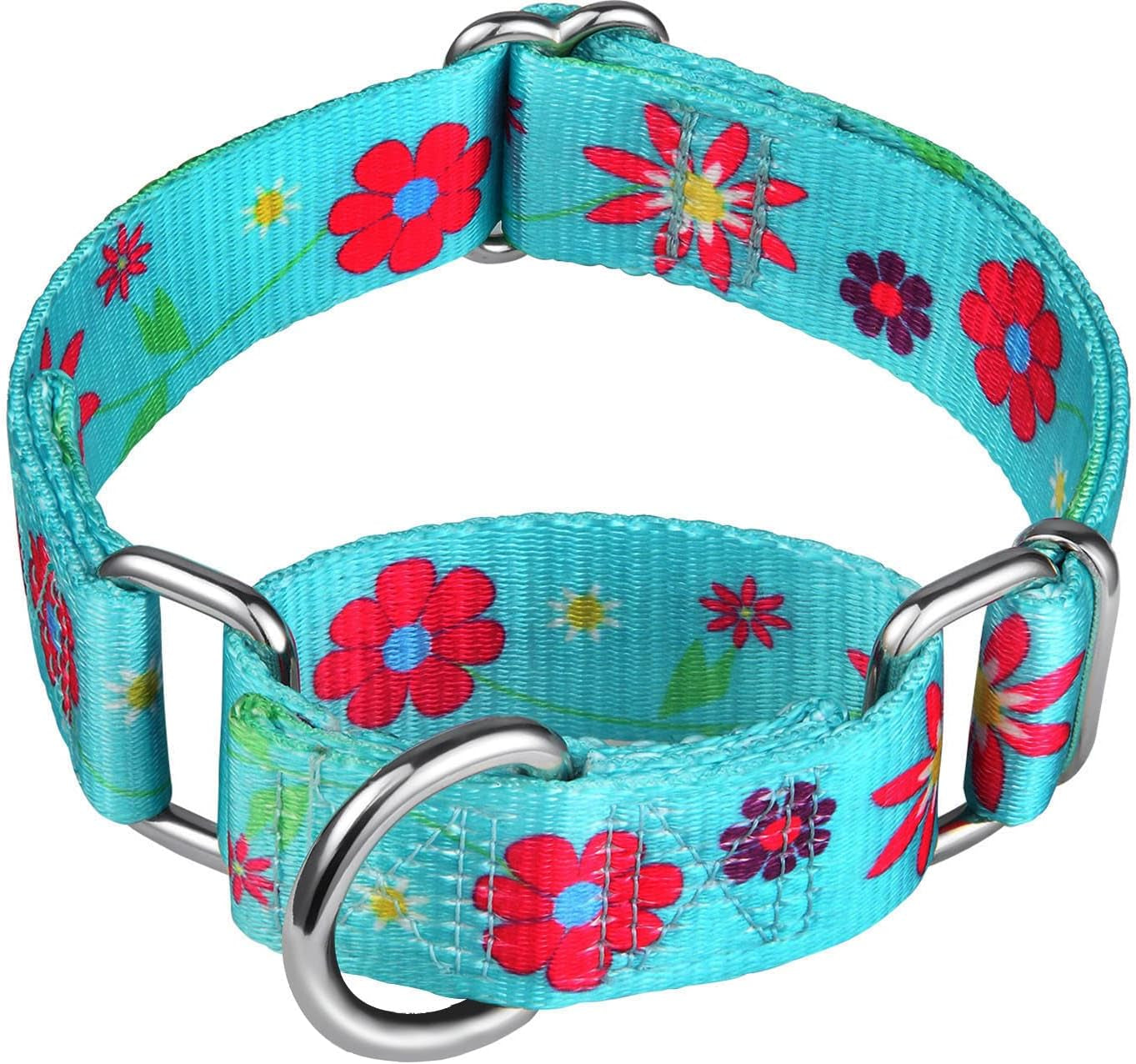 🎨✨ Stylish & Comfy Martingale Dog Collar! 🌈🐾 Perfect for Medium & Large Pups - Soft, No Pull Design with a Gorgeous Blue White Plaid Oil Painting Pattern! 🐶💙 #DogFashion #PetStyle