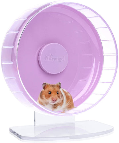 🌟 Keep Your Furry Friend Active! 🌟 Check out the Niteangel Super-Silent Hamster Wheel 🐹💚 Perfect for hamsters, gerbils, and mice! Adjustable stand & ultra-quiet for endless fun! #PetLovers #HamsterLife #SmallAnimalJoy