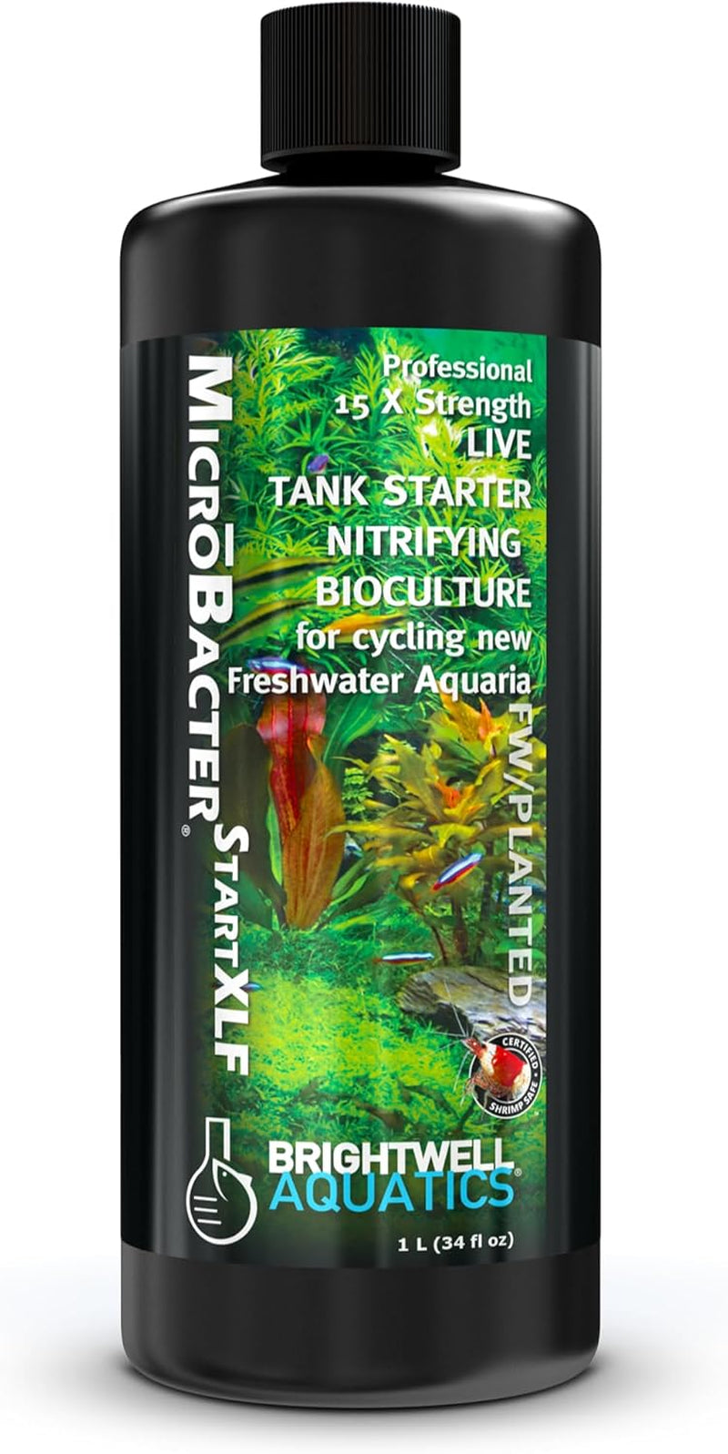 🚀 Kickstart Your Aquarium with Brightwell Aquatics Microbacter Start XLF! 🐟💧 Concentrated Freshwater Nitrifying Bacteria for a Quick Start – Boost Microbe Levels & Enhance Water Quality! 🌊✨ 16.9 Fl Oz of Pure Aquarium Magic! #FishTank #AquariumCare