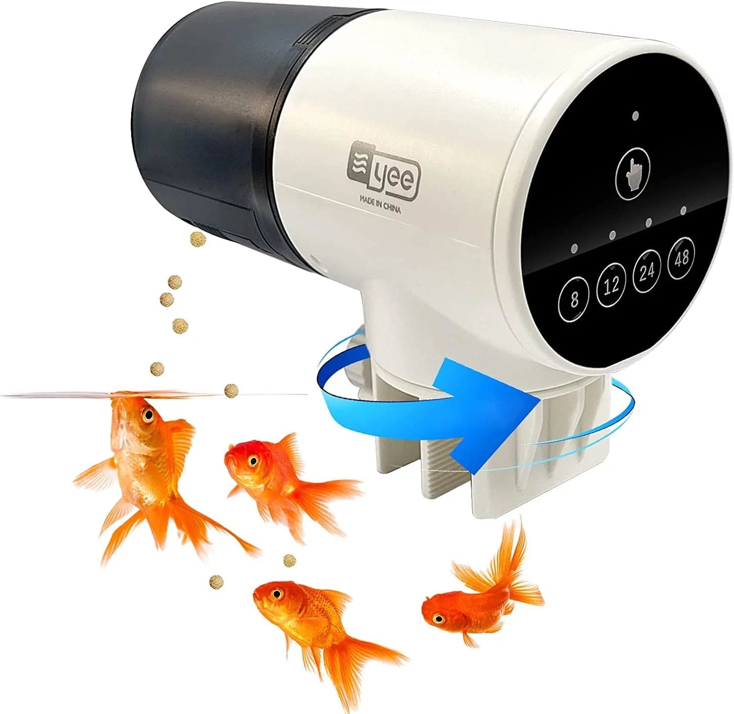 🐟✨ Never worry about feeding your fish again! Meet the LYEE Automatic Fish Feeder – the perfect vacation buddy for your aquarium or turtle tank! 🐢⏰ #FishFeeder #AquariumLife #PetCare