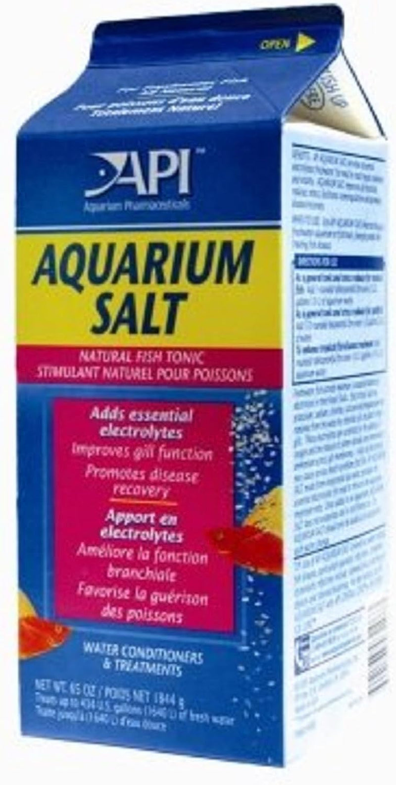 🌊🐠 Enhance Your Freshwater Aquarium with API Aquarium Salt! 67-Ounce Box – Perfect for a Happy, Healthy Tank! 🐟✨ #AquariumLife #FishCare