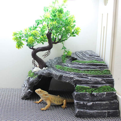 🦎🏞️ Ultimate Reptile Paradise: Cozy Hideouts, Basking Ramps & Humid Caves! 🐢✨ Perfect for your turtle's habitat! #ReptileLovers #TerrariumVibes