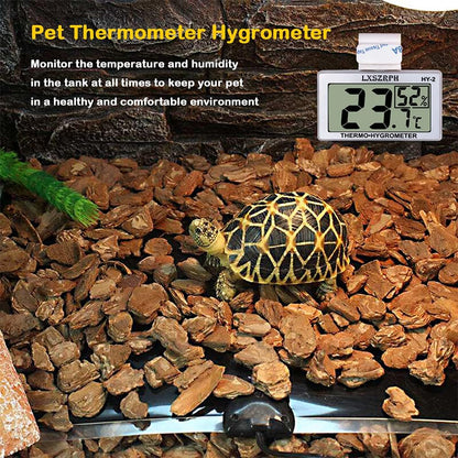 "Keep Your Reptiles Happy! 🦎🌡️ Get Our 2-Pack Digital Hygrometer Thermometer with LCD Display for Perfect Temperature & Humidity in Your Terrarium! #ReptileCare #TerrariumEssentials"