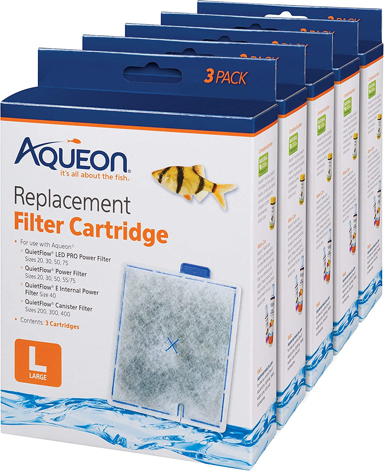 "Keep Your Aquarium Sparkling Clean! 🐠💧 Grab Our 15-Pack Medium Replacement Filter Cartridges for Aqueon Fish Tanks!"