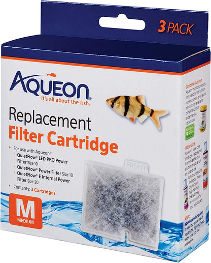 "Keep Your Aquarium Sparkling Clean! 🐠💧 Grab Our 15-Pack Medium Replacement Filter Cartridges for Aqueon Fish Tanks!"