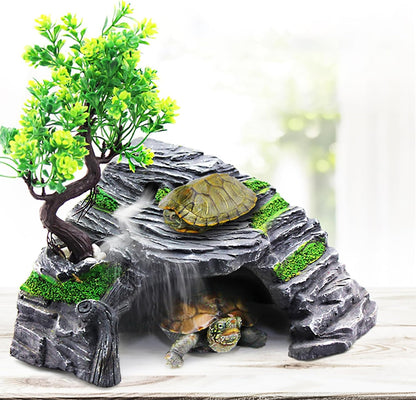 🦎🏞️ Ultimate Reptile Paradise: Cozy Hideouts, Basking Ramps & Humid Caves! 🐢✨ Perfect for your turtle's habitat! #ReptileLovers #TerrariumVibes