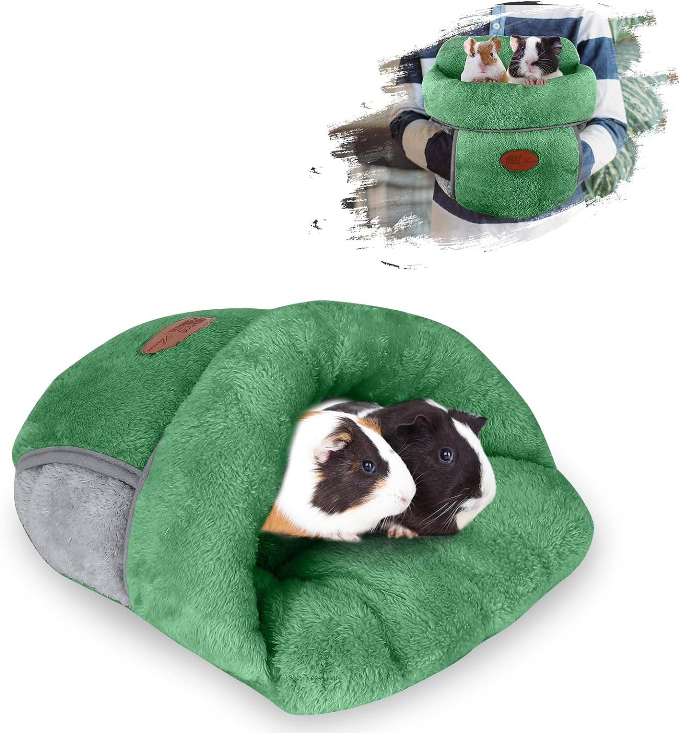 "🐹💕 Snuggle Time! Discover the YUEPET Cozy Cave Bed for your furry friends! Perfect for guinea pigs, squirrels, and more! 🏡✨ #SmallAnimalLove #CozyCave"