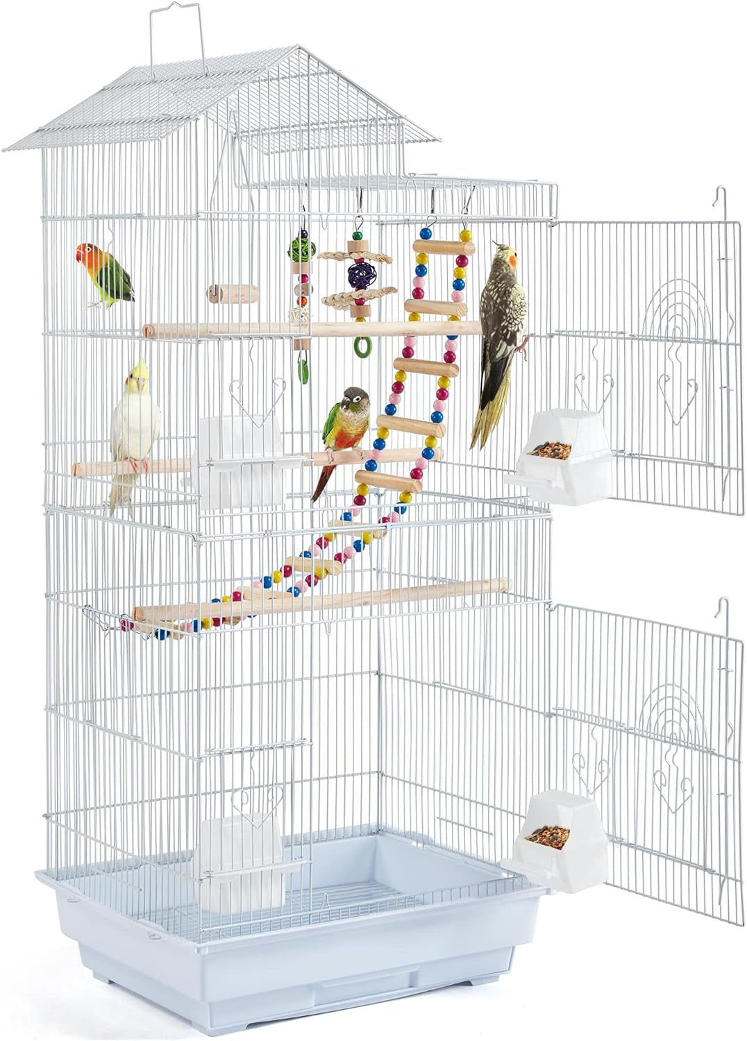 "🏠🐦 Elevate Your Feathered Friend's Home! Check out the Yaheetech 39-Inch Large Flight Parrot Cage - Perfect for Quakers, Cockatiels, and More! 🦜✨ #BirdLovers #PetCage #HappyBirds"