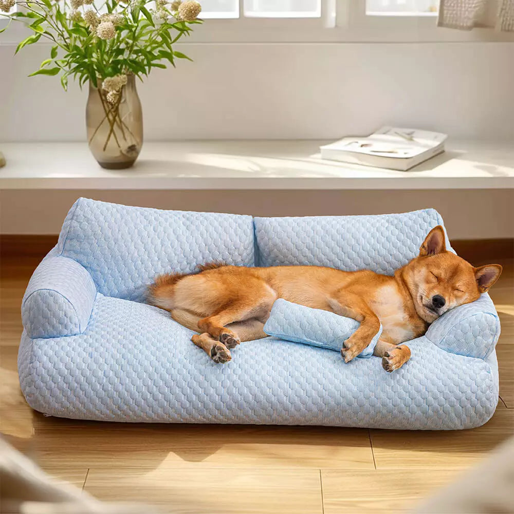 Cooling Dog Sofa Bed, Cooling Mattress for Dogs - Breathable and Washable Material, Lightweight