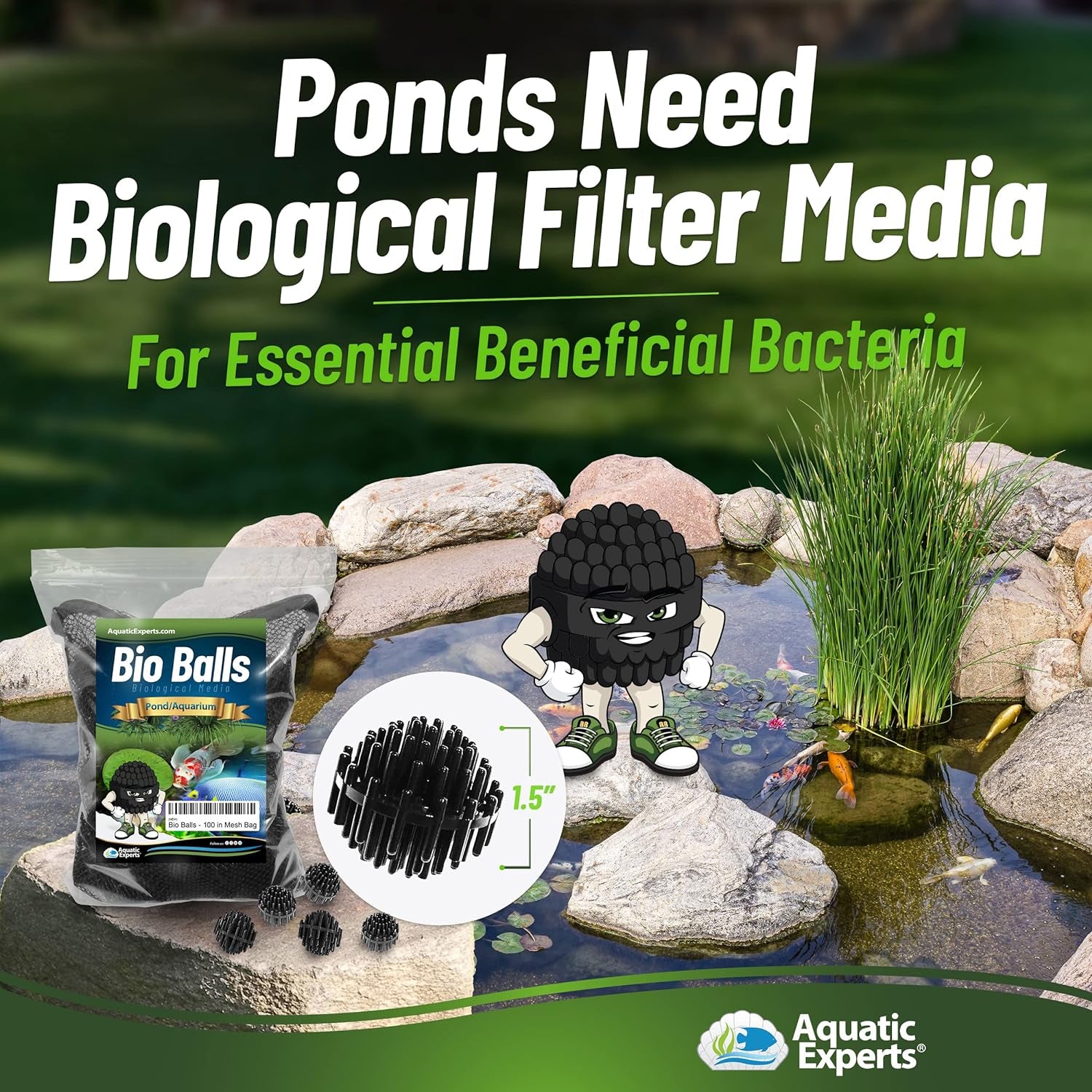 🌊 Enhance Your Pond & Aquarium with 100 Bio Balls! 🐠 Perfect for Outdoor Filters - Get Your Bulk Pack Now! 💧 #AquaticExperts #PondLife #AquariumCare