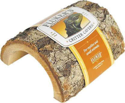 🏞️ Create the perfect hideout for your reptiles and small pets with Fluker's Critter Cavern Half-Log! 🐍🐢 #PetComfort #ReptileLife