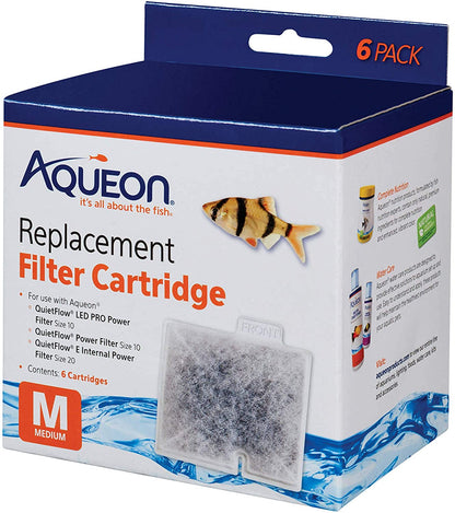 "Keep Your Aquarium Sparkling Clean! 🐠💧 Grab Our 15-Pack Medium Replacement Filter Cartridges for Aqueon Fish Tanks!"