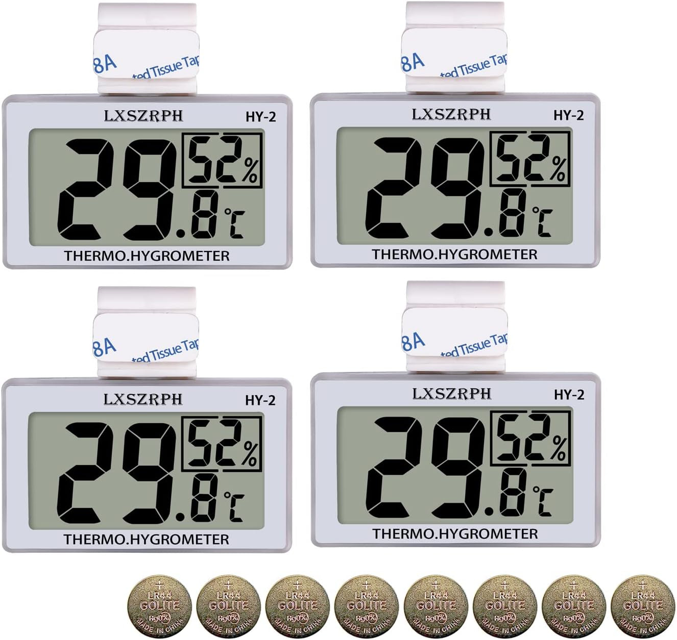 "Keep Your Reptiles Happy! 🦎🌡️ Get Our 2-Pack Digital Hygrometer Thermometer with LCD Display for Perfect Temperature & Humidity in Your Terrarium! #ReptileCare #TerrariumEssentials"